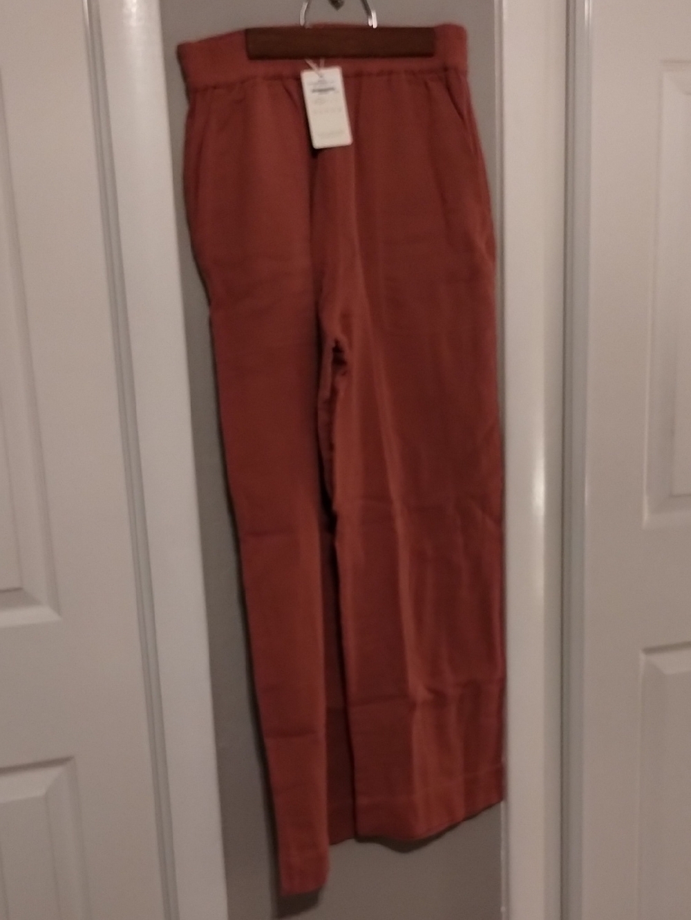 Oddbird NWT Kardes Turkish Cotton Lounge Pants S Canyon Rose